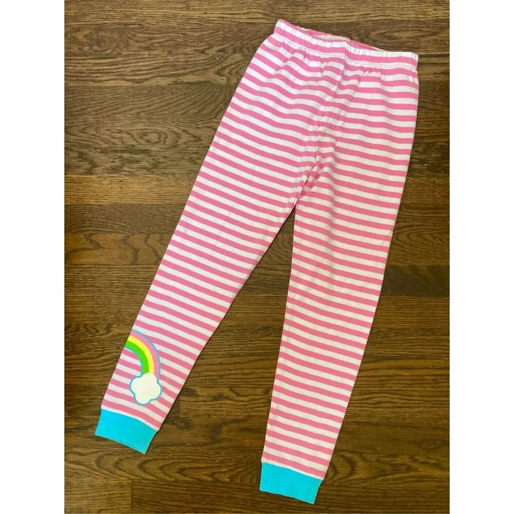 NEW Disney Store Girls Kids 8 Minnie & Mickey Mouse Kiss 2 piece Pajamas